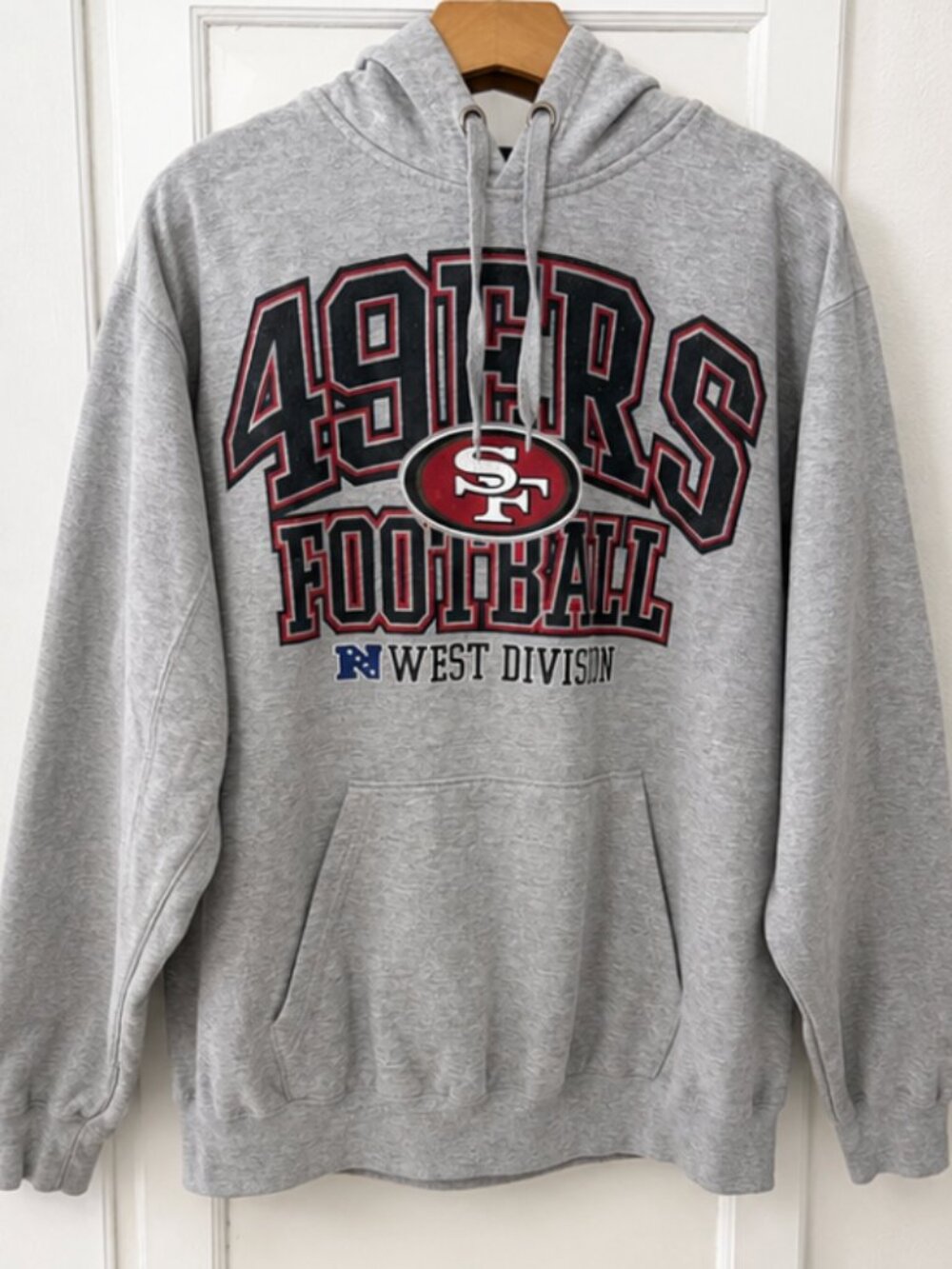 San Francisco 49ers NFL Hoodie Men's L Gray NFC West Football Pullover